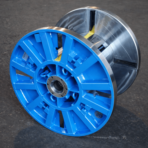Collapsible reel, plus version
