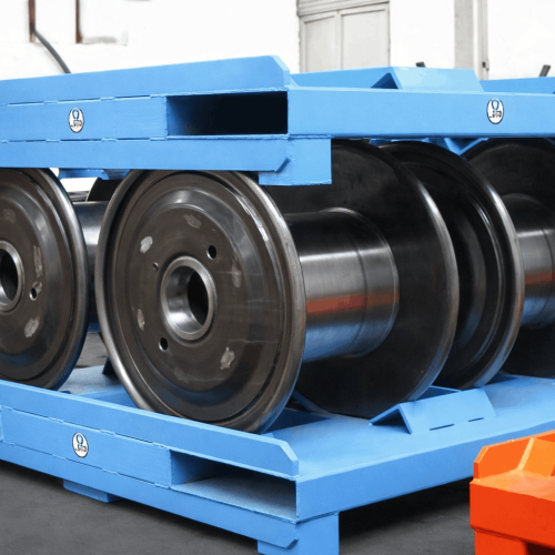 Customized pallet for big reels