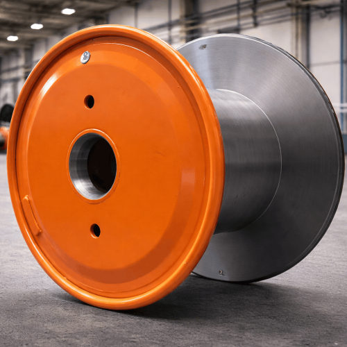 Steel reel flange 630 mm