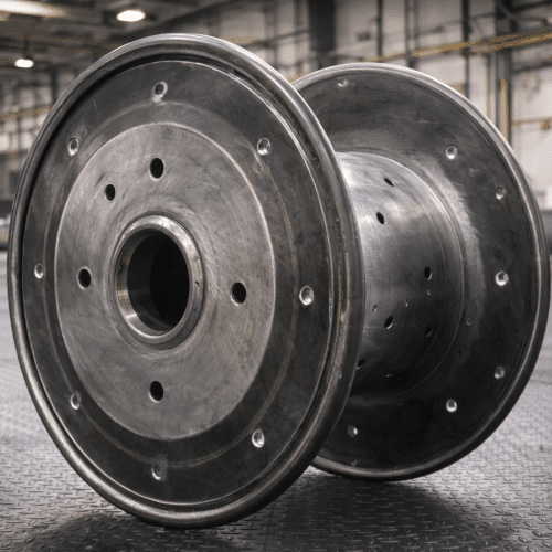 Steel spools anealing application