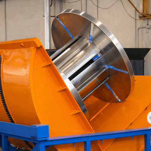 Tilter machine for big drums